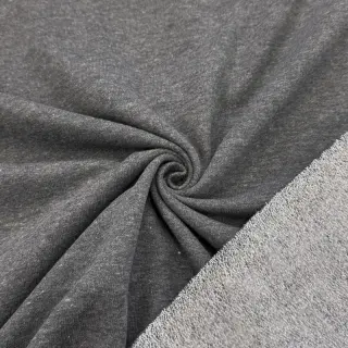 Szabadidő anyag fésült grey melange