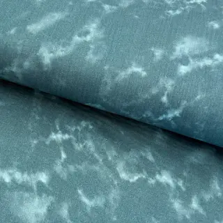 Dupla géz/muszlin TIE DYE dark cyan