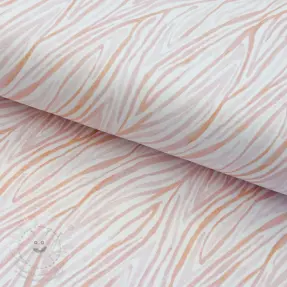 Jersey Animal skin white powder digital print