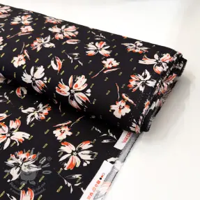 Viszkóz LUREX Flowers black