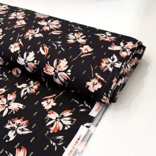 Viszkóz LUREX Flowers black