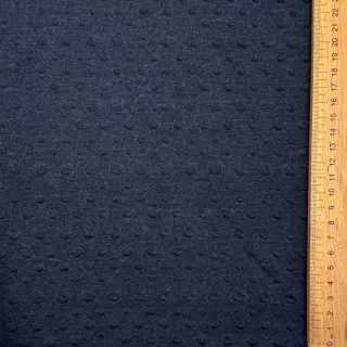 Szabadidő anyag Embossed indigo melange