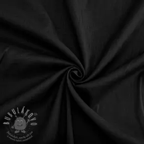 Pamutvászon VOILE black