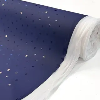 Vízálló Esőkabát Anyag Dots navy