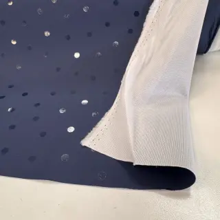 Vízálló Esőkabát Anyag Dots navy