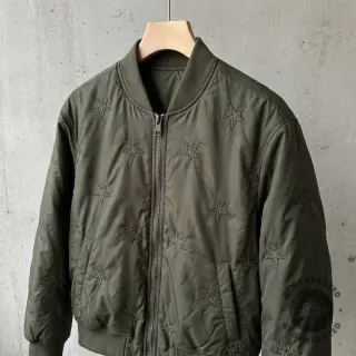 Steppelt anyag Stars army green