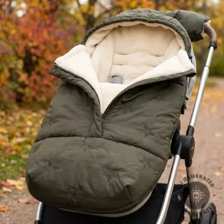 Steppelt anyag Stars army green