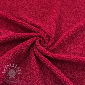 Kabát anyag TEDDY red