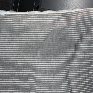 Dupla géz/muszlin YARN DYED Stripes grey 2nd class