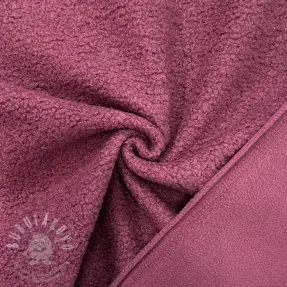 Fleece TEDDY DOUBLE SIDED rouge