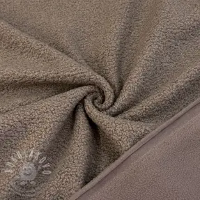 Fleece TEDDY DOUBLE SIDED taupe