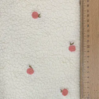 Kabát anyag TEDDY JACQUARD EMBROIDERY Patches