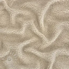 Kabát anyag TEDDY light sand