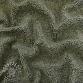 Kabát anyag TEDDY forest green