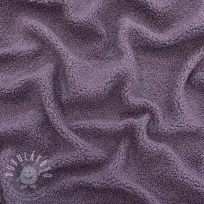 Kabát anyag TEDDY purple