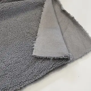 Kabát anyag TEDDY grey