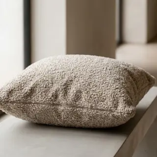 Kabát anyag TEDDY beige