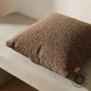 Kabát anyag TEDDY taupe