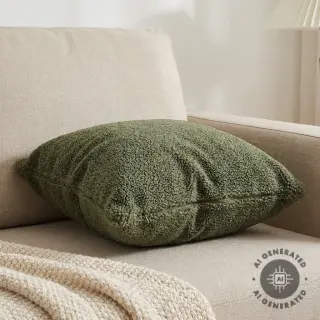 Kabát anyag TEDDY forest green