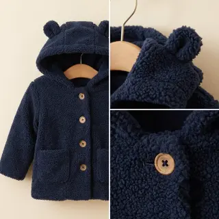 Kabát anyag TEDDY navy