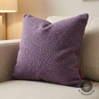 Kabát anyag TEDDY purple