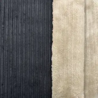 Kordbársony Cofur fleece black