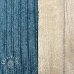 Kordbársony Cofur fleece petrol