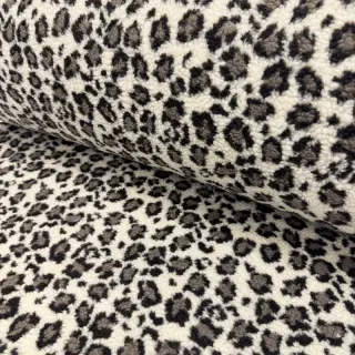 Kabát anyag TEDDY JACQUARD Animal skin brown