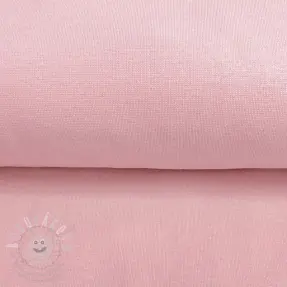 Körkötött sima passzé powder pink ORGANIC