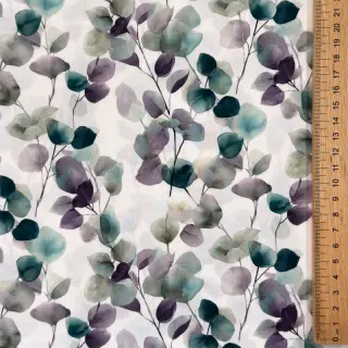 Pamutvászon Eucalypt white digital print