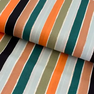 Pamutvászon Garden stripe multi