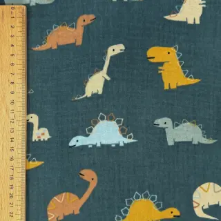 Dupla géz/muszlin Dinosaurus green