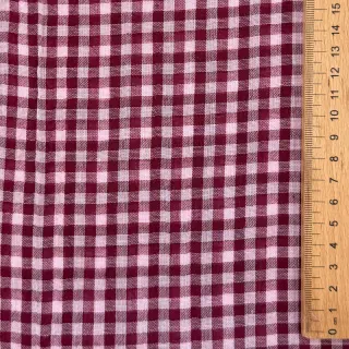 Dupla géz/muszlin YARN DYED Stripes and checks design F