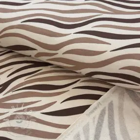 Szabadidő anyag fésült Animal skin brown SIMPLY NATURAL