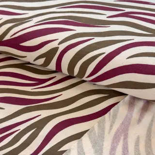Szabadidő anyag fésült Animal skin burgundy SIMPLY NATURAL