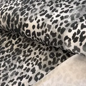 Szabadidő anyag fésült Animal skin grey digital print
