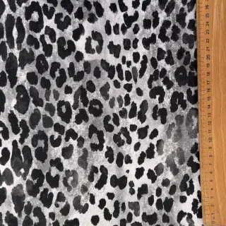 Szabadidő anyag fésült Animal skin grey digital print