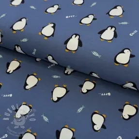 Jersey Penguins blue digital print