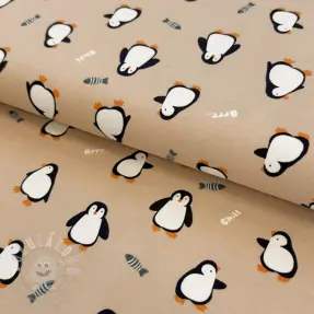 Jersey Penguins beige digital print