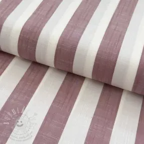 Viszkóz YARN DYED Stripes BIG blush