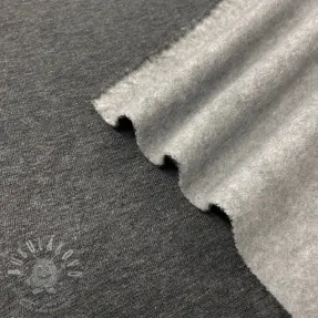 Szabadidő anyag fésült JOGGING grey melange
