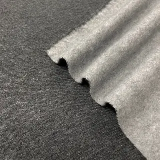 Szabadidő anyag fésült JOGGING grey melange