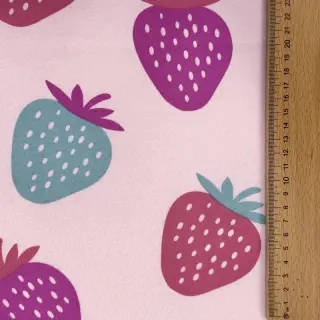 Szabadidő anyag fésült JOGGING Strawberries pink