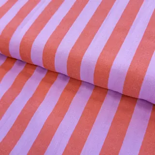 Pamutvászon YARN DYED NOVA Stripe lavender orange
