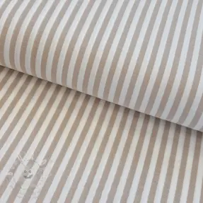 Dupla géz/muszlin YARN DYED Summer stripe beige
