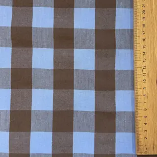 Pamutvászon YARN DYED SONJA Checks blue brown