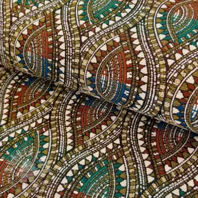 Dekorációs anyag jacquard Yetu multico