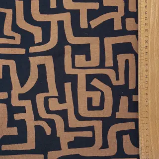 Szabadidő anyag fésült JOGGING Abstract brown navy