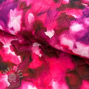 Steppelt anyag Aquarel nature gradini pink