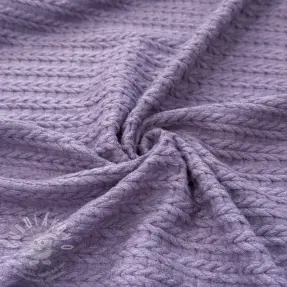 Kötött kelme LIGHT ANGORA CABLY purple
